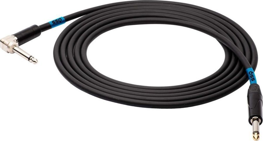 Kabel SSQ Jack 6.3mm - Jack 6.3mm 3m czarny (SS-1441)