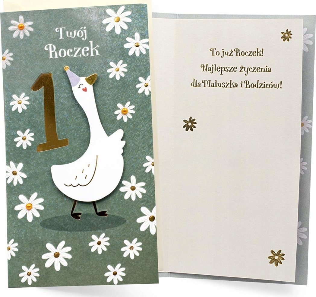 Teka Karnet Urodziny Roczek g±ska