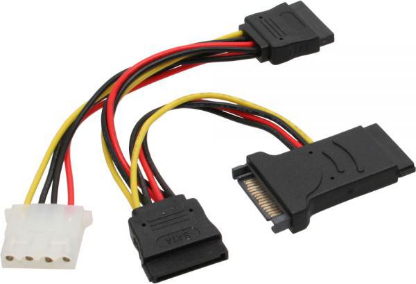 InLine Molex - SATA x4, 0.15m, Wielokolorowy (29682)