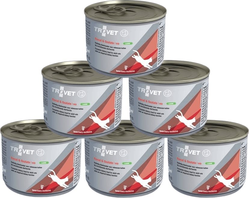 Trovet TROVET RID Renal & Oxalate (dla kota) 6 x 200g - jagnięcina
