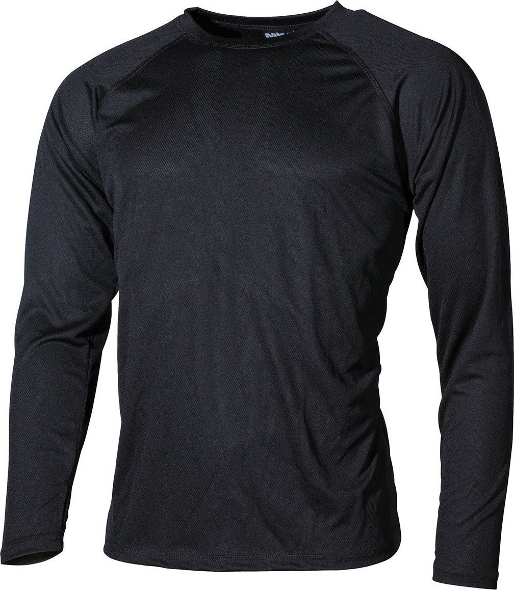 MFH Koszulka termoaktywna Level I US czarna III Gen 4XL