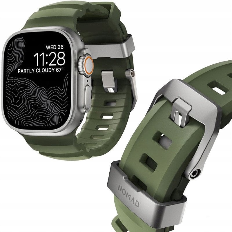 Nomad Rocky Point Band, natural/forest - AW 49/45/44/42mm