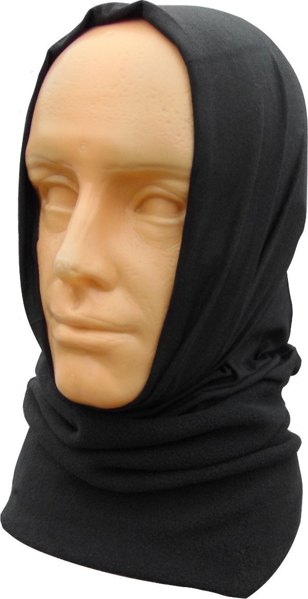 MFH CHUSTA TAKTYCZNA Z POLAREM CZARNA