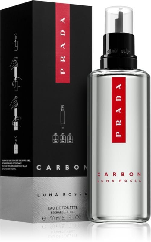 PRADA LUNA ROSSA CARBON (M) EDT/S REFILL 150ML