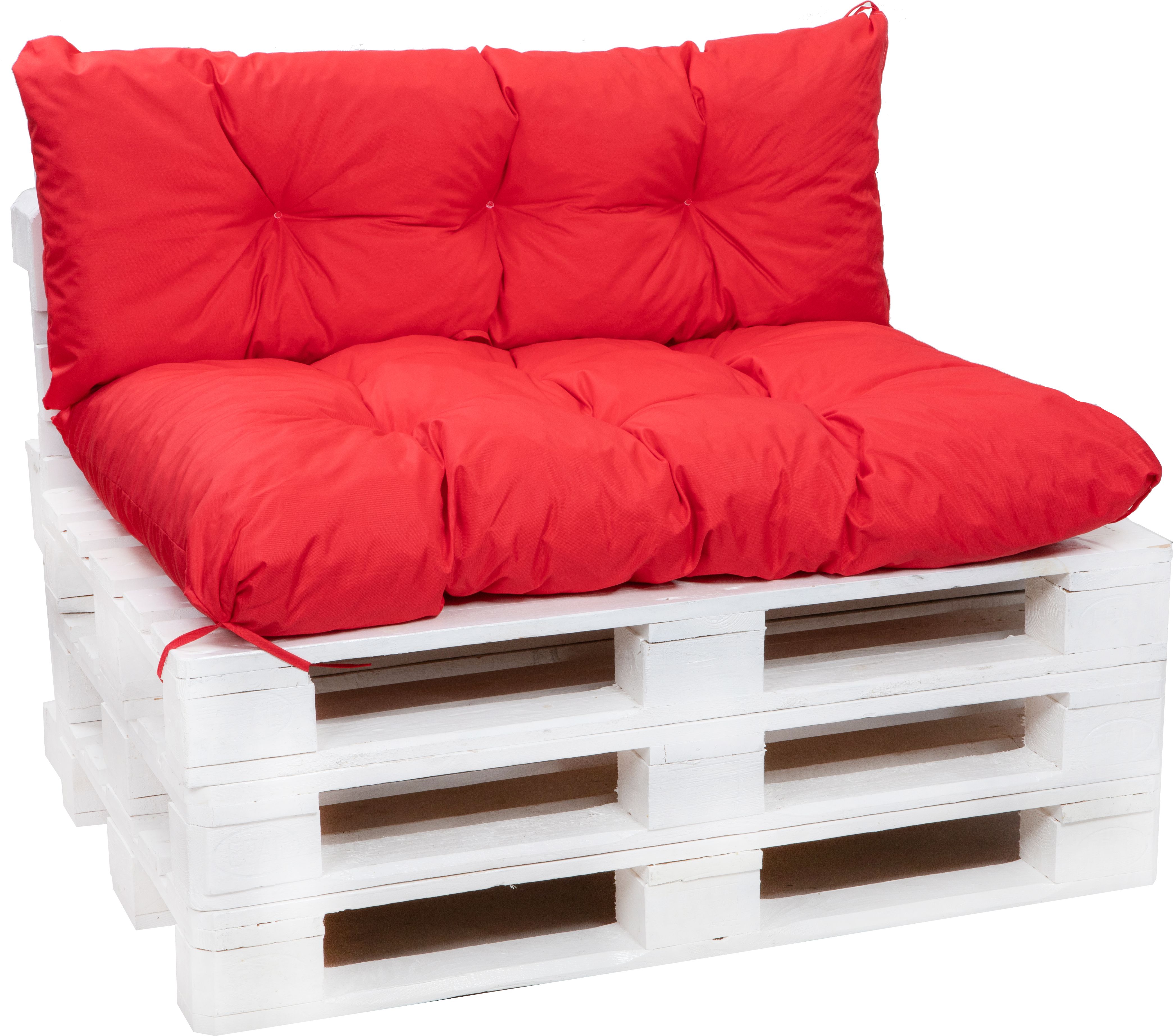 Setgarden Poduszki poduchy na paletę | zestaw poduszek na paletę | zestaw 120x80/120x40cm