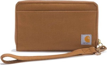 Carhartt Portfel Carhartt Nylon Duck LayFlat Clutch Brown