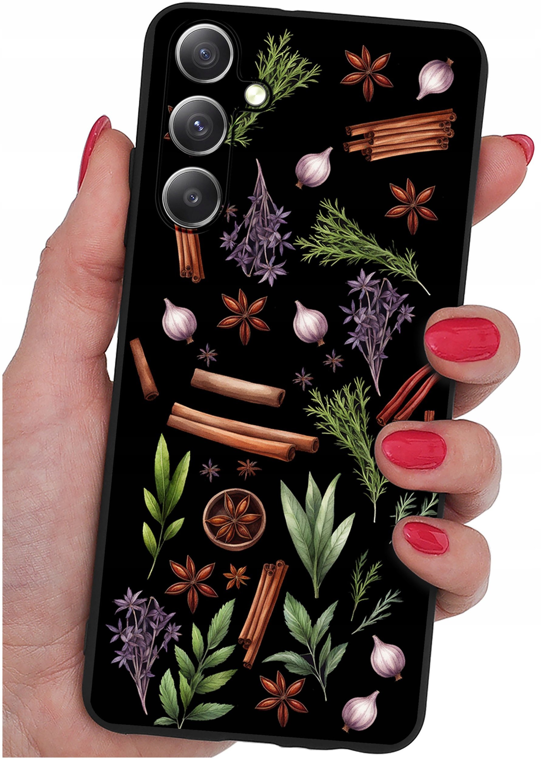 Etui do Samsung Galaxy M35 5G WZORY |SILIKONOWE MATT CASE + SZKŁO 9H