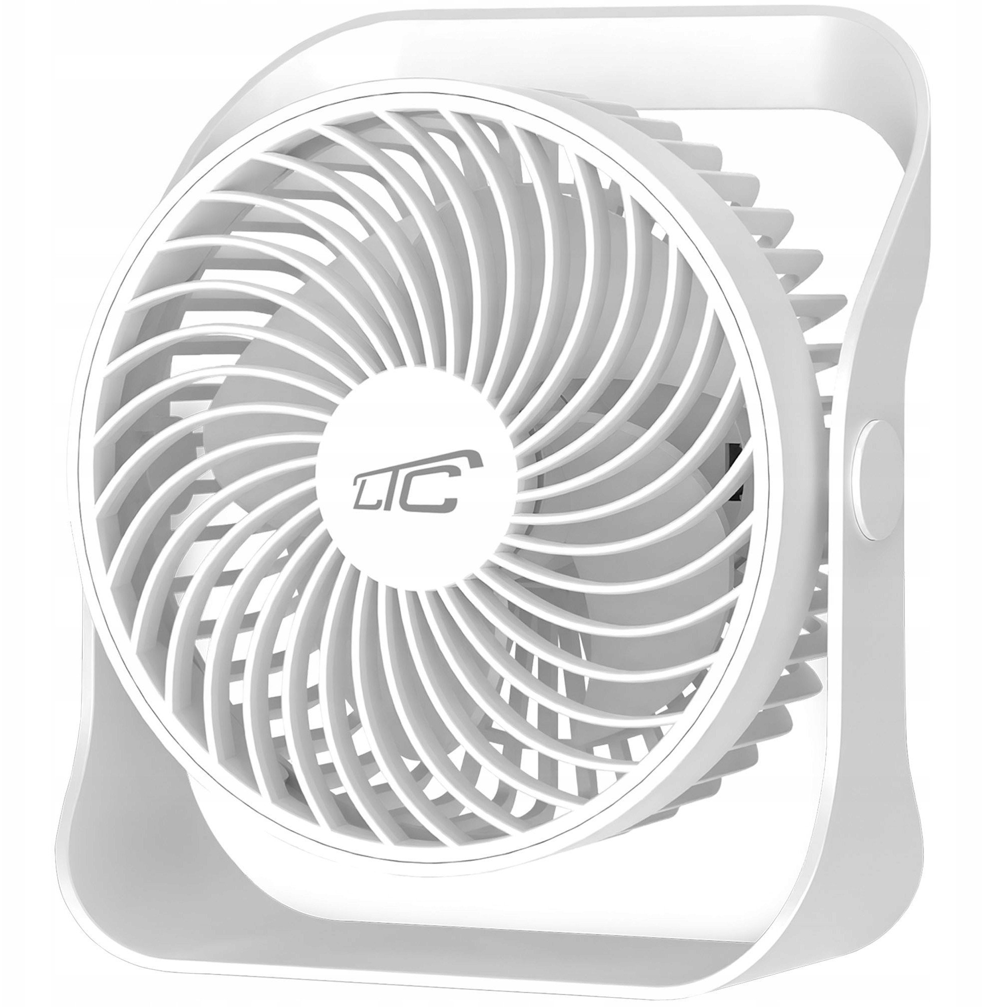 WENTYLATOR BIURKOWY, ŁADOWANIE USB C, 5W, 2000MAH, WYMIARY 153X82X174MM, 4 POZIOMY PRĘDKOŚCI,5,6"