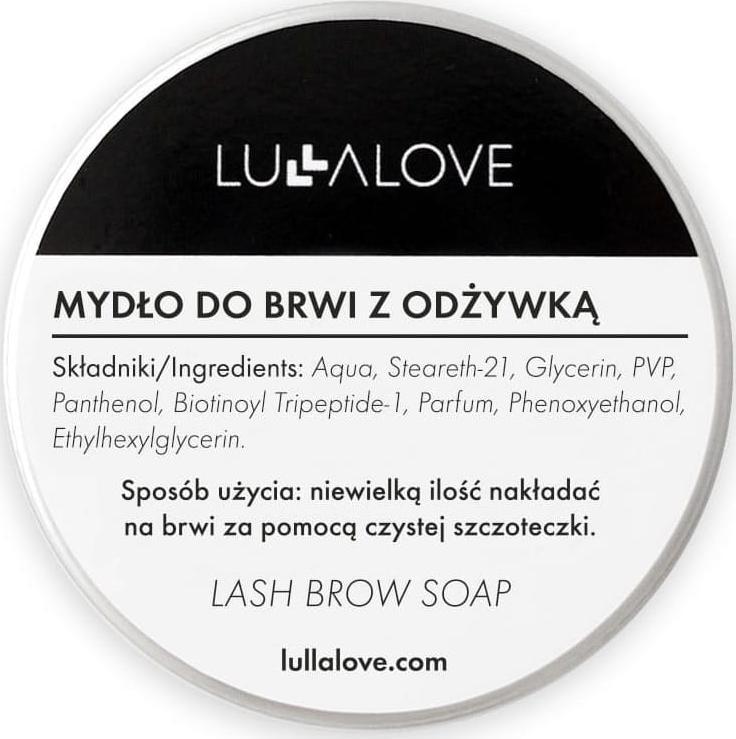 LullaLove Mydło do brwi z odżywką 30 ml Lullalove