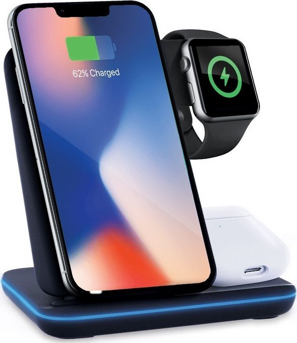 Ładowarka Newell NEWELL induOne N-GY-Z5A ładowarka indukcyjna 3in1 czarna