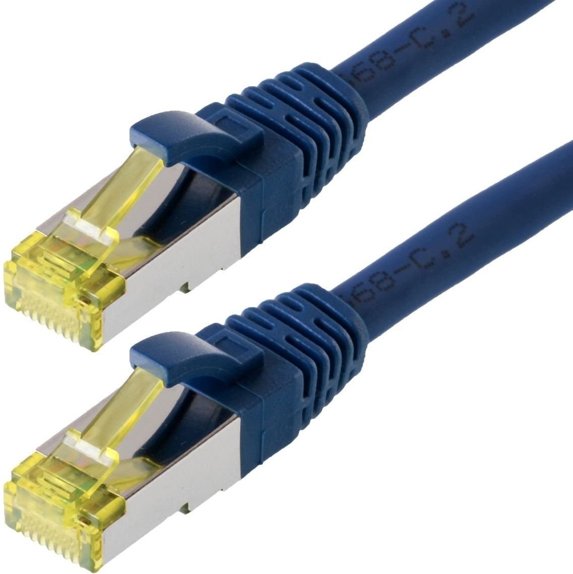 Telegärtner Patchkabel, S/FTP, PiMF, Cat 6A (ISO/IEC), niebieski, 10,0 m (L00005A0030)