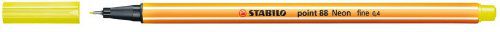 Stabilo Cienkopis point 88, neonowy żółty (4006381438544)