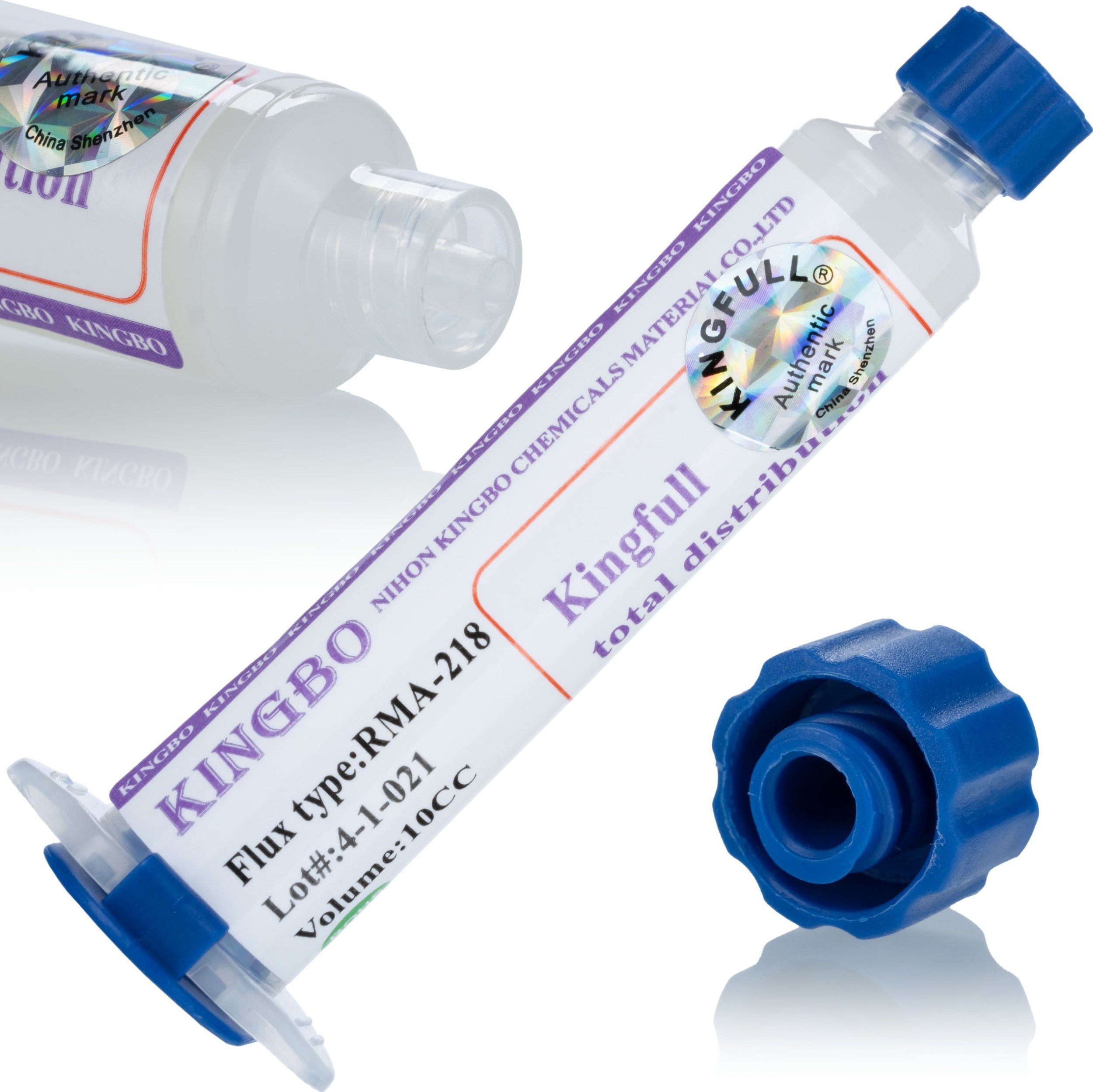 Rosfix TOPNIK FLUX KINGBO RMA-218 PASTA LUTOWNICZA STRZYKAWKA BGA SMD NO CLEAN HQ