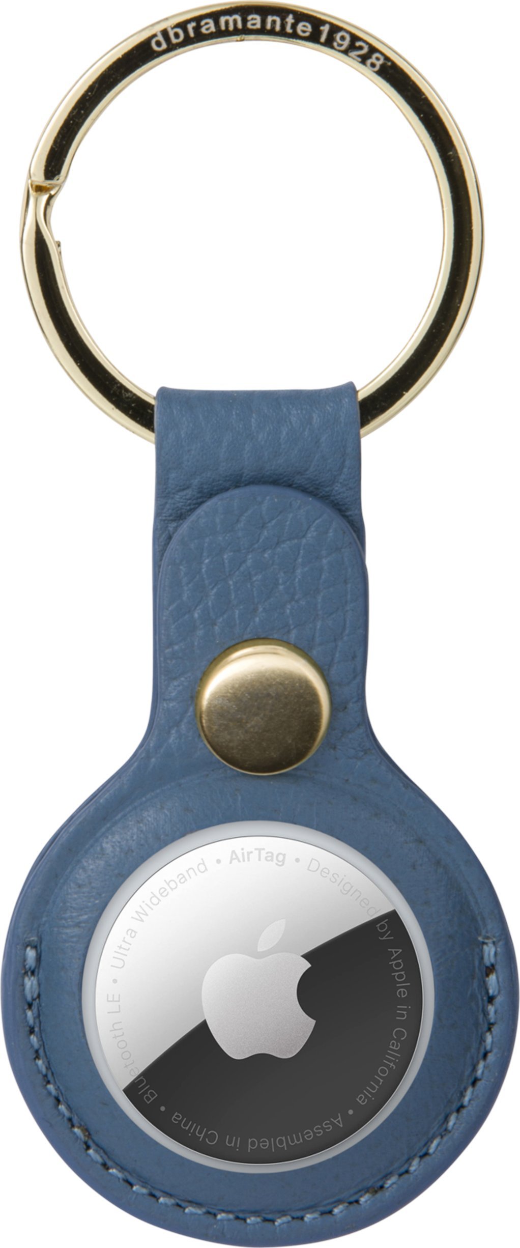 dbramante Copenhagen - AirTag Key Ring - Um Blue/Gold