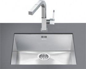 Zlewozmywak Smeg NAS RTV AGD Zlewozmywak podwieszany VSTQ50-2 stal nierdzewna