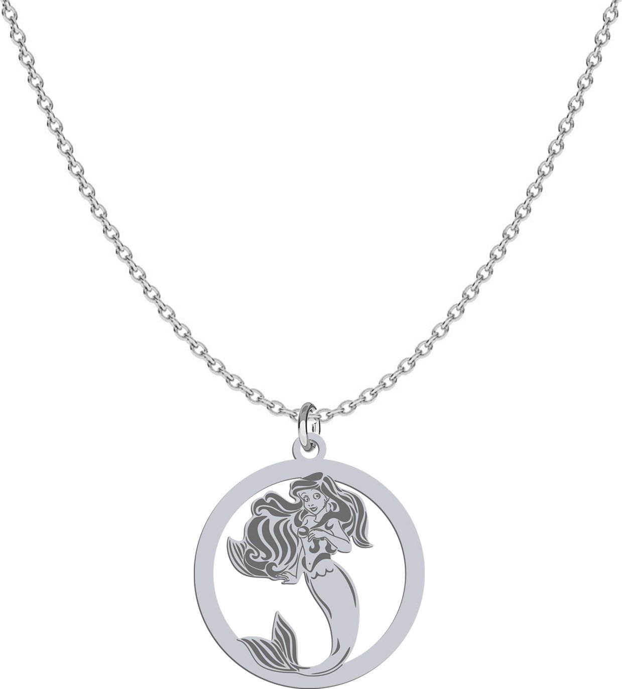 Radziszewska Jewellery Naszyjnik z Syrenką srebro GRAWER GRATIS