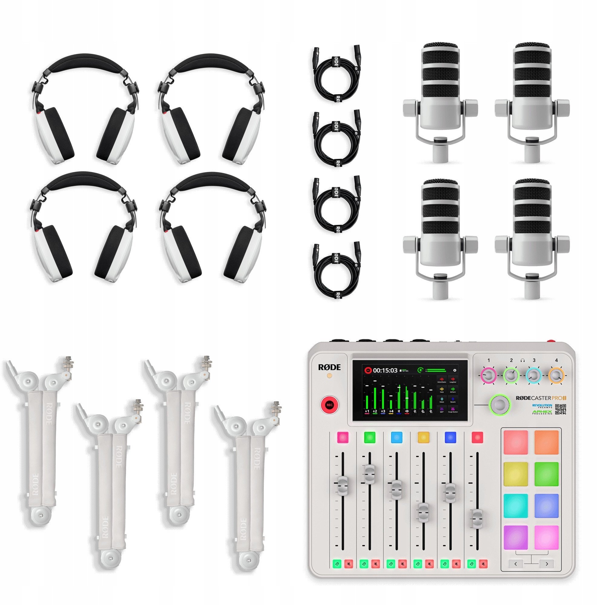 RODE Ultimate Podcaster Bundle White