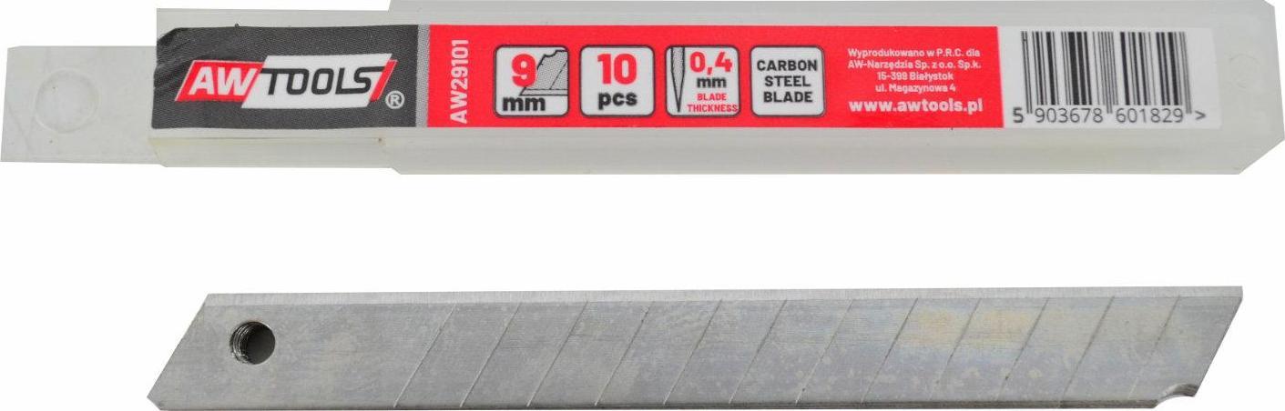 AWTools AWTOOLS OSTRZA WYMIENNE ŁAMANE 9mm/ 10szt. AW29101
