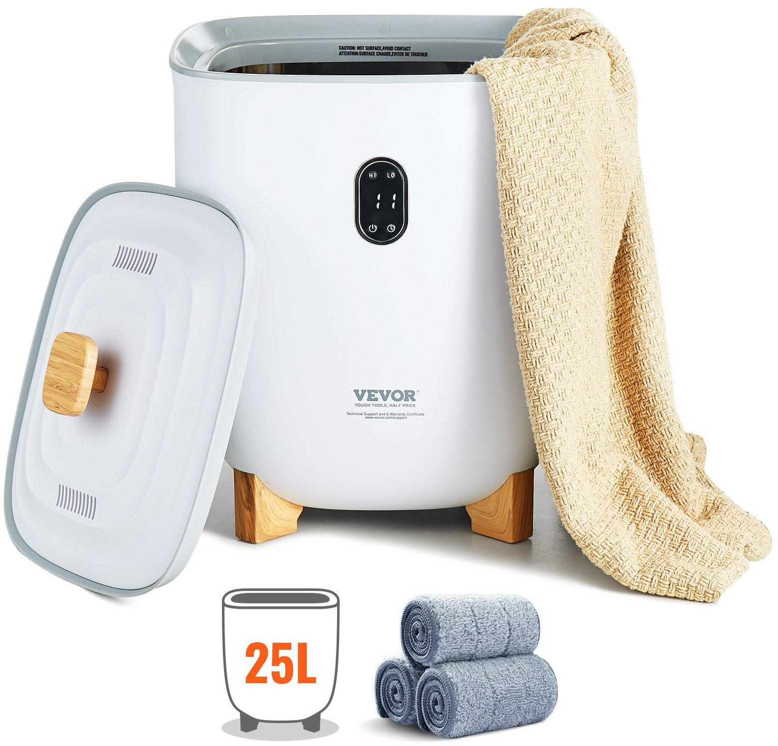 Podgrzewacz do ręczników 25 L Timer + Ekran LED