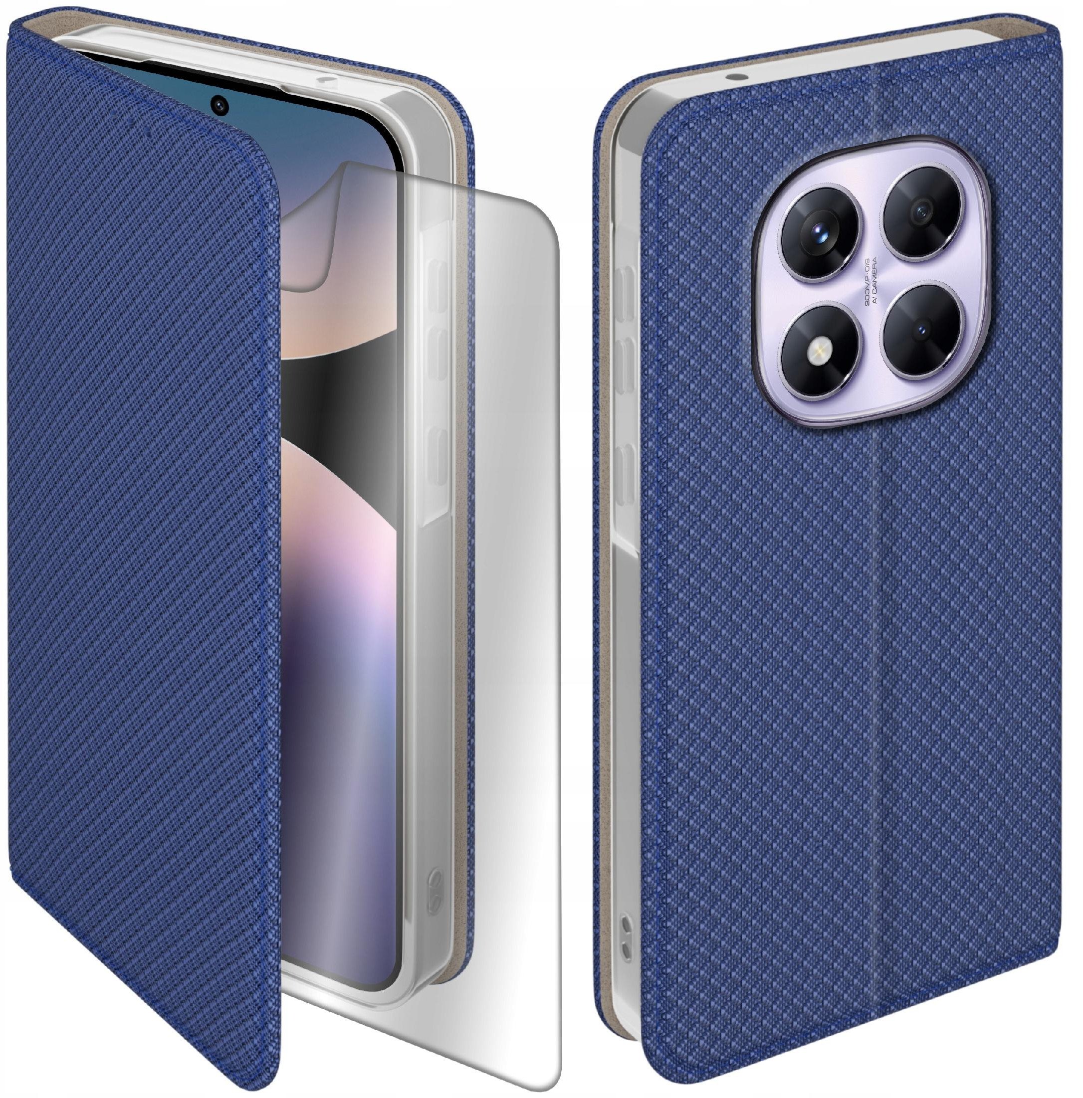 Etui z klapką do Xiaomi Redmi Note 14 Pro | Pro+ 5G Zamykane Futerał +Folia