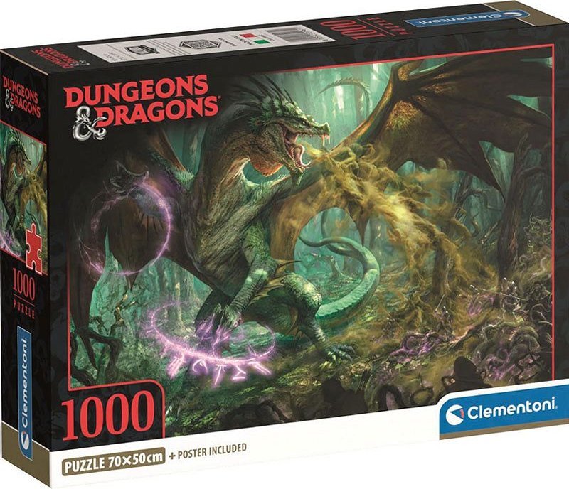 Clementoni Puzzle Compact Dungerons & Dragons 1000 elementów (39961)