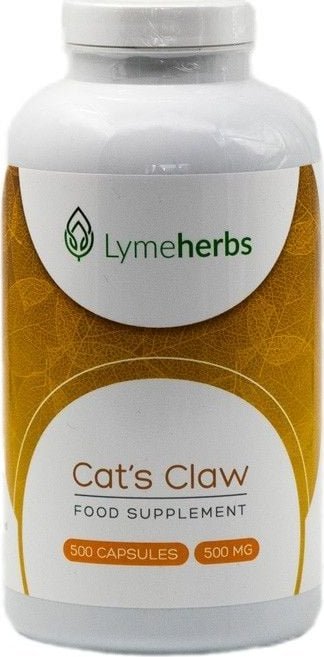 Lymeherbs Cat 's Claw 500mg, 500 kapsułek