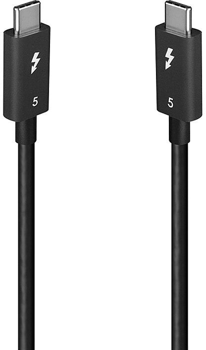 Lindy 31130 kabel Thunderbolt 1 m 80 Gbit/s Czarny