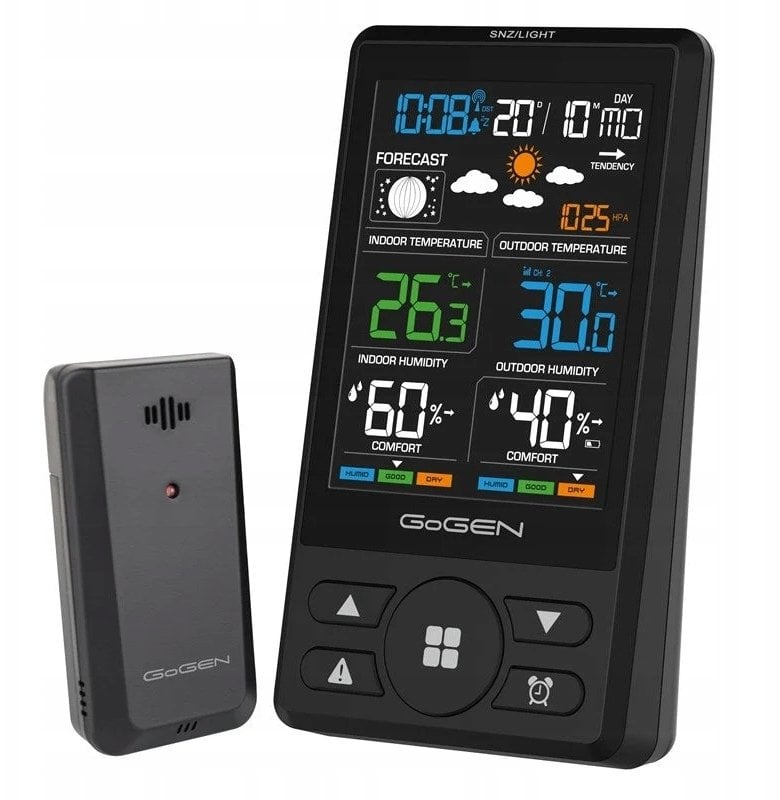 Stacja pogodowa GoGEN Stacja pogody ME1250B