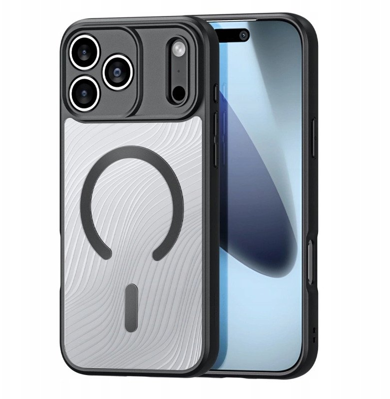 Etui Dux Ducis AIMO Mag na iPhone 17 Pro Max kompatybilne z MagSafe - czarne