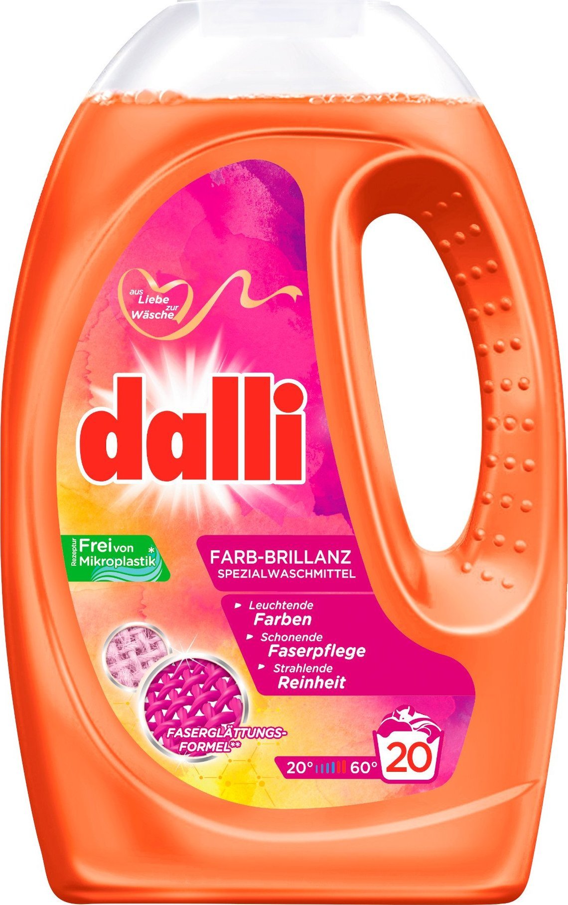 Płyn do płukania DALLI Żel do prania DALLI Farb Brillanz 20 prań 1,1 l