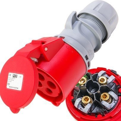 PCE Gniazdo przenośne 32A 4P 400V SHARK 224-6TT PCE