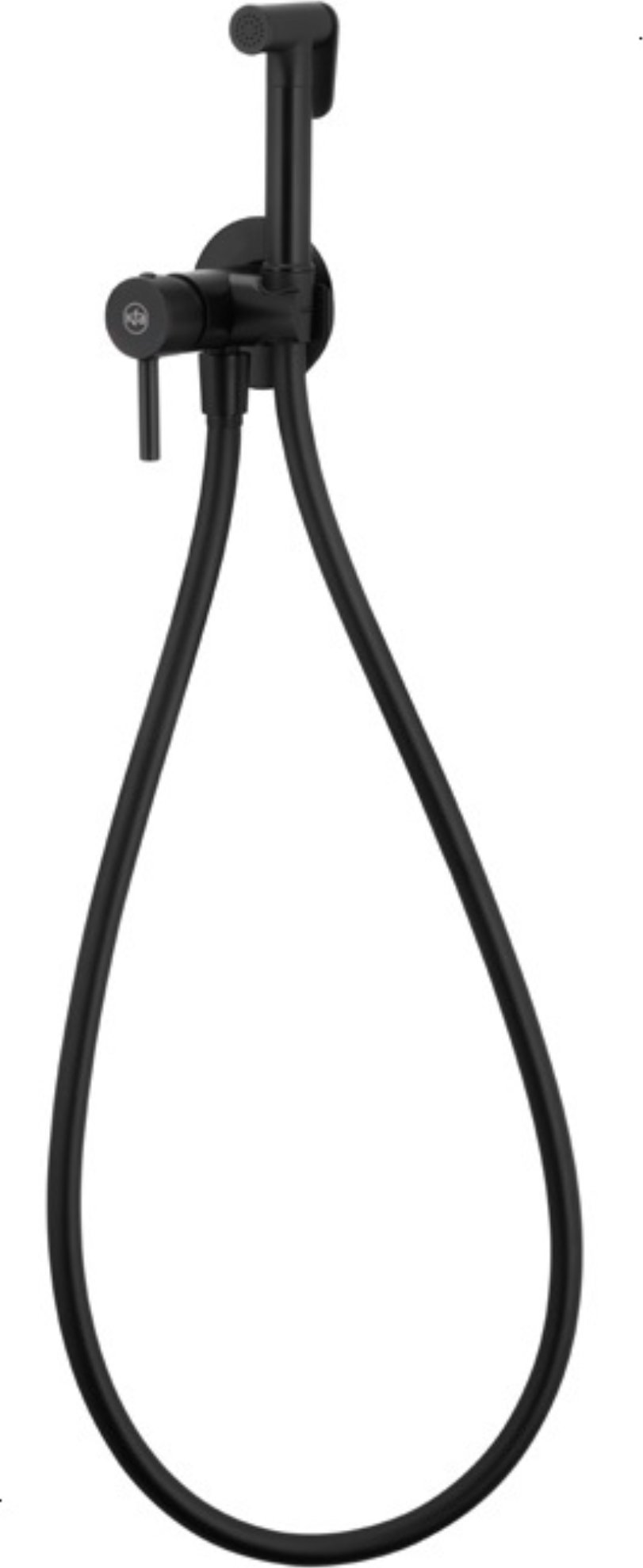 Bateria bidetowa KFA Moza podtynkowa czarny (5039-512-81)