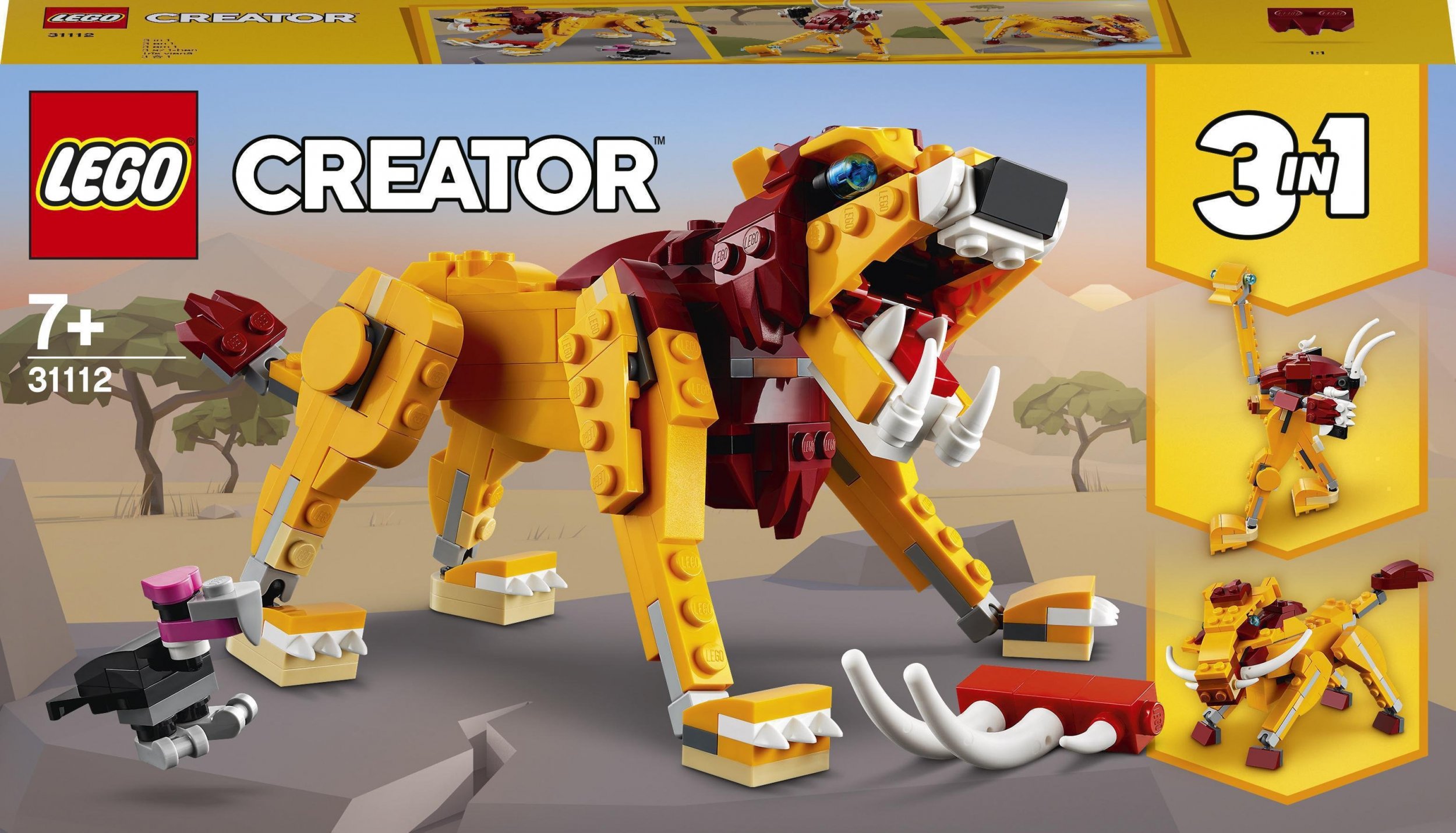 LEGO Creator Dziki lew (31112)