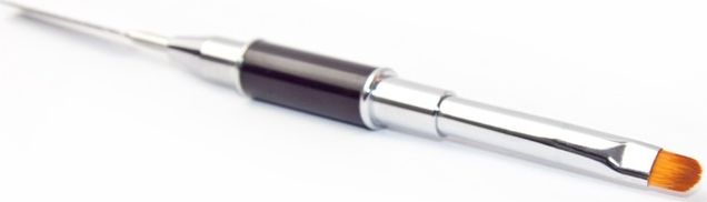 NEESS NEESS Pędzelek do akrylożelu 2w1 (2039) 1szt