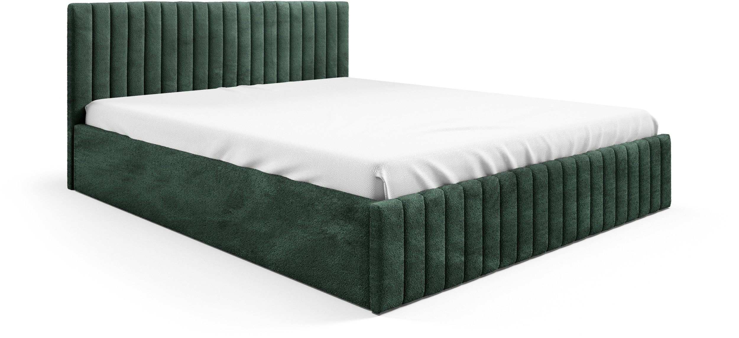 ŁÓŻKO SOLA 160X200 stelaż metalowy , POJEMNIK , BOUCLE , BUKLA abriamo 09