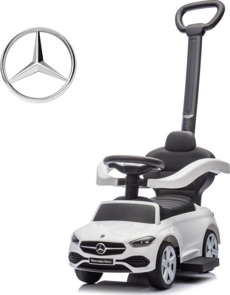 Milly Mally Milly Mally Pojazd z rączką MERCEDES C-Class White