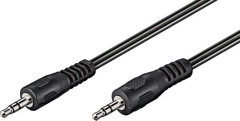 Kabel PremiumCord Jack 3.5mm - Jack 3.5mm 5m czarny (kjackmm5)