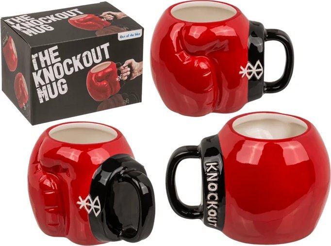 Out of the blue Czerwony Kubek Rękawica Bokserska - Prezent dla Boksera