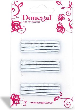 Donegal Wsuwka wąska biała 24szt FA-5503