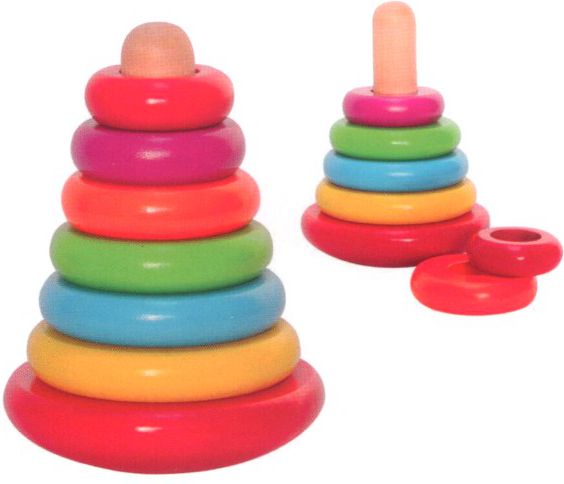 Woodyland Kolorowa Piramida - 90003