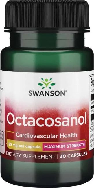 Swanson Swanson - Oktakozanol 20mg, 30 kapsułek