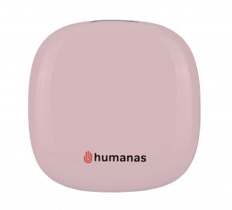 Lusterko kosmetyczne Humanas Lusterko kosmetyczne HS-PM01 z podświetleniem LED - różowe