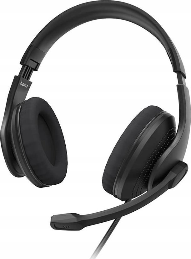 Słuchawki Hama Hama HS-USB300 V2, Headset, Head-band, Office/Call center, Black, Binaural, Button