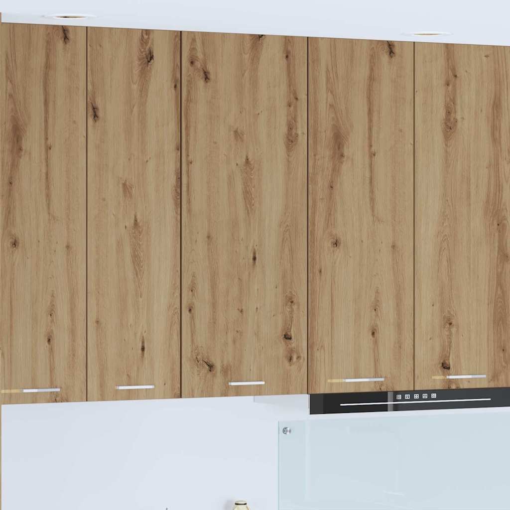 vidaXL Szafka wisząca z półką Riga Dąb rzemieślniczy 40 x 31 x 100 cm