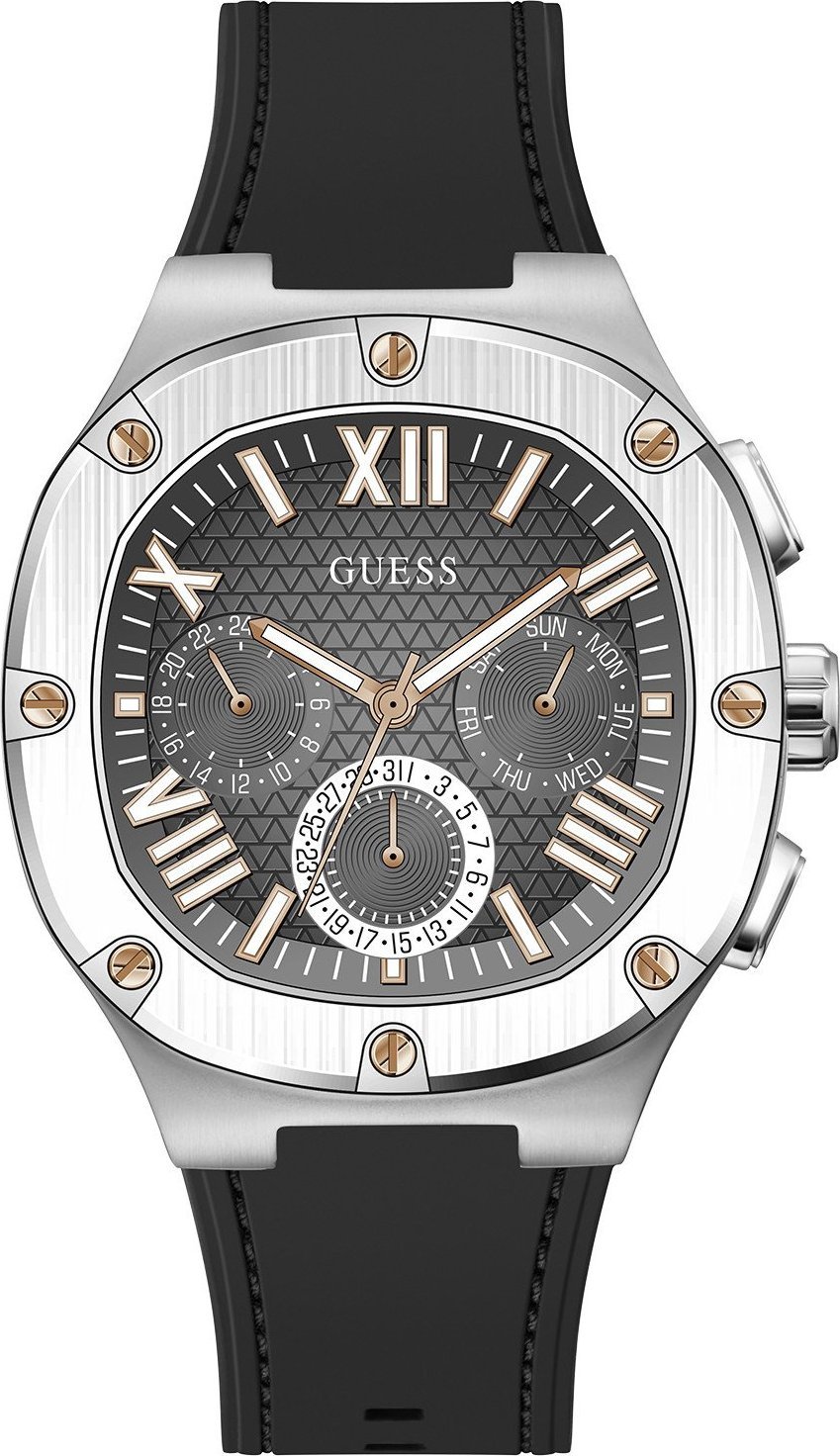 Zegarek Guess Zegarek męski Guess GW0571G1 czarny