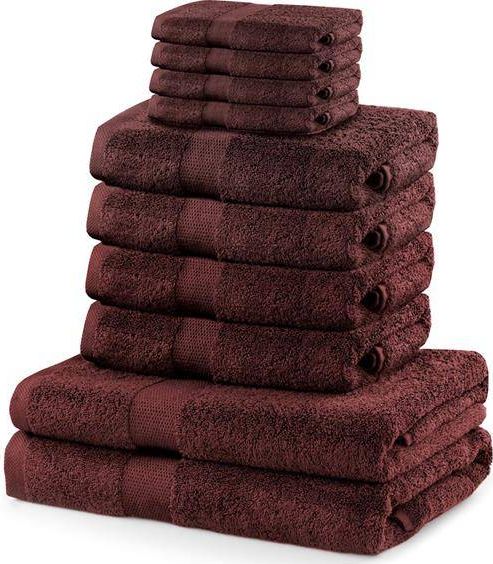 Decoking Komplet 10 ręczników MARINA, kolor brązowy, DecoKing.