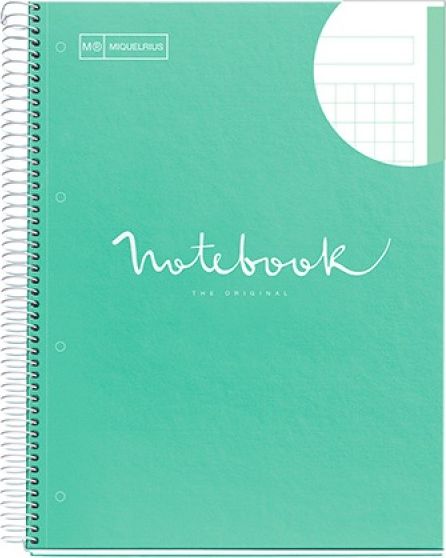 MIQUELRIUS Kołozeszyt MIQUELRIUS Emotions, A4, 80 kart., 90g, miętowy