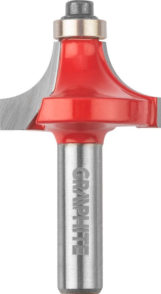 Graphite Frez kształtowy z łożyskiem, zaokrąglający, HM, 34.9 x 15.4 mm, trzpień 8mm 56H225