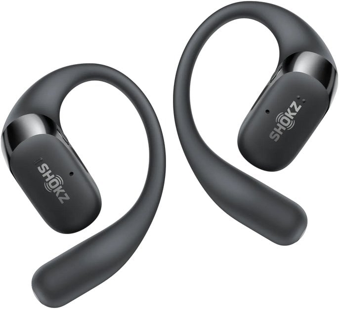 SHOKZ OpenFit 2 wireless earbud headphones, black