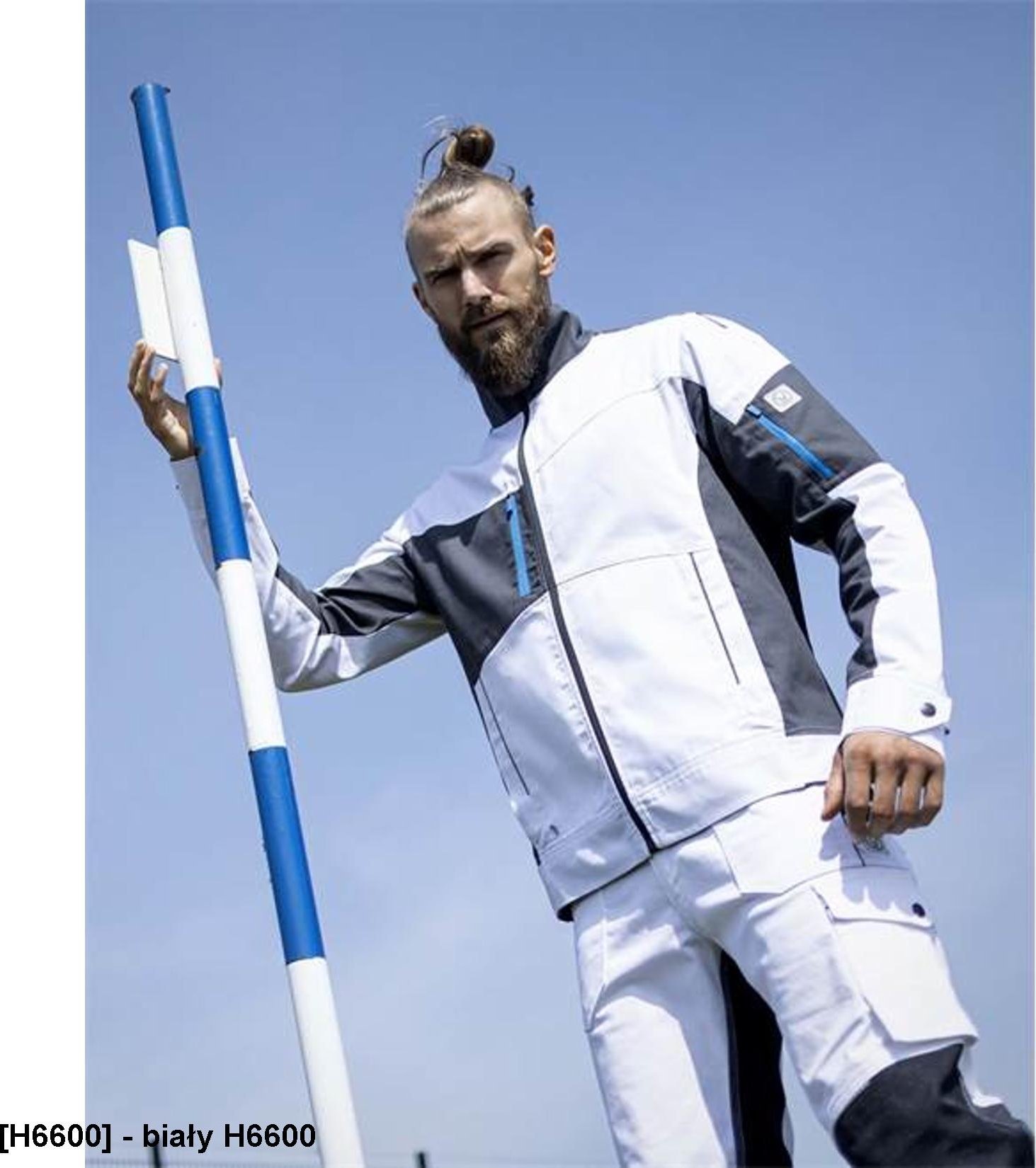 Ardon 4Xstretch - Bluza ARDON4Xstretch biało-szara S - biały H6600 S